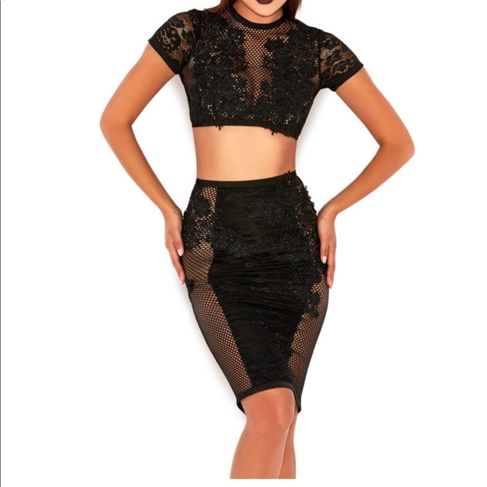 House of CB skirt set